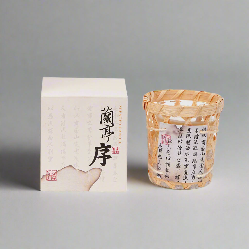 LILORA x YUHUAN’s limited bamboo edition-woven scented candles