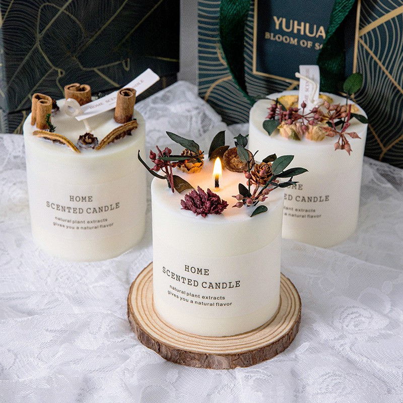 LILORA YH-9416 flower-shaped scented candles