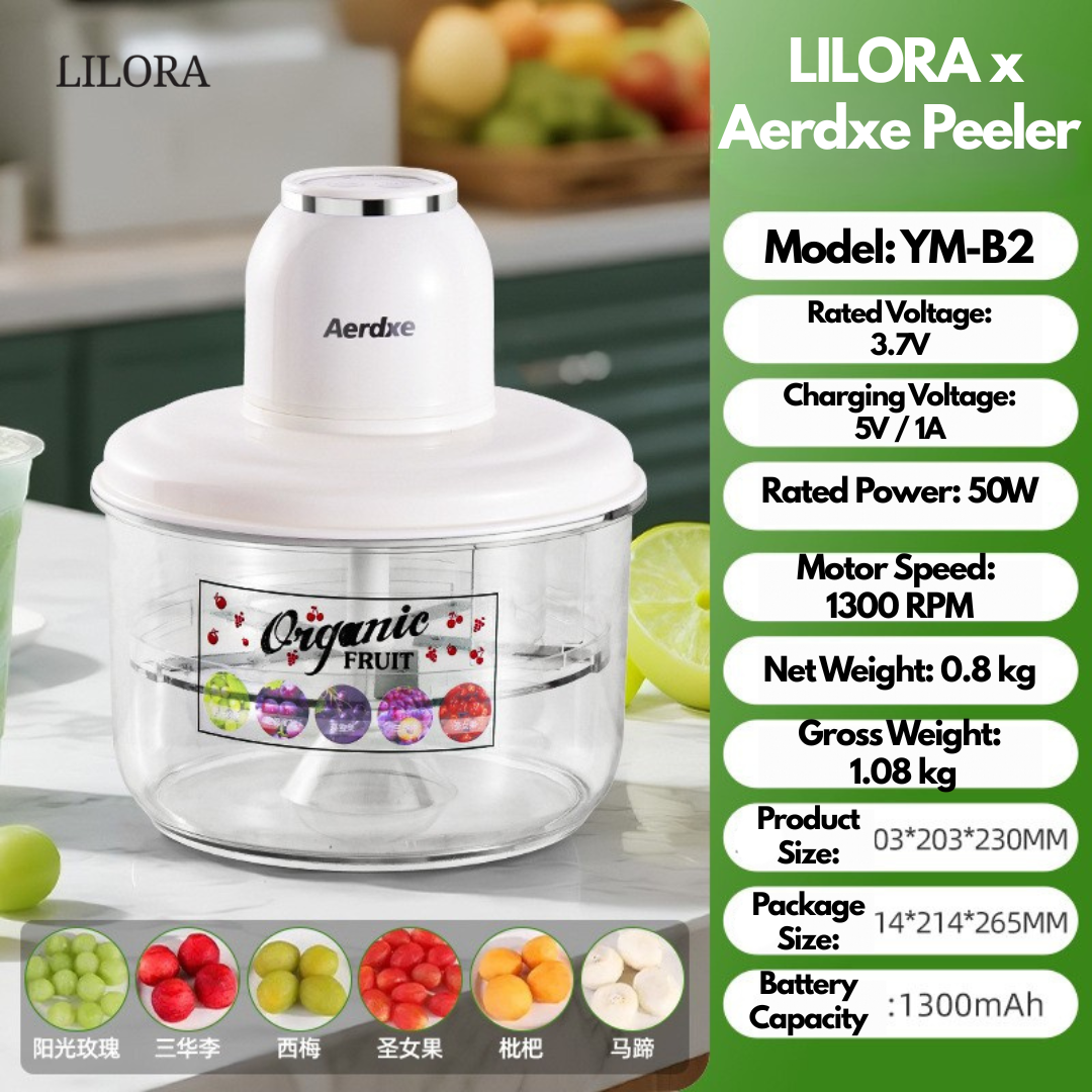 LILORA x Aerdxe YM-B2 Automatic Smart Peeler