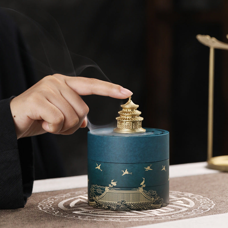LILORA Brass Incense Burner – Classic Ritual Set for Mindful Living