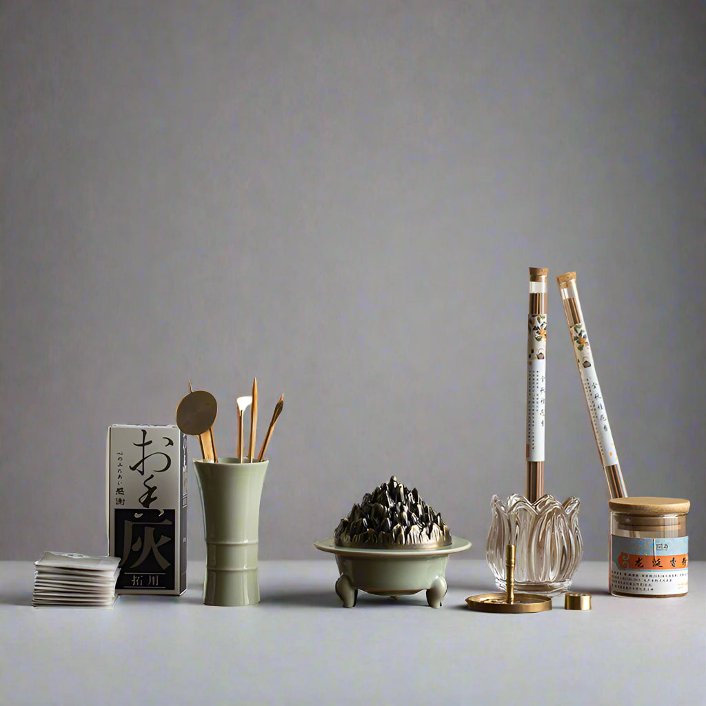 LILORA Ceramic Incense Set – For Ritual, Meditation & Stillness