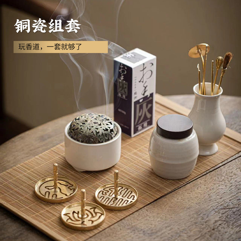 LILORA Incense Set – Modern Celadon Gift for Meditation & Rituals