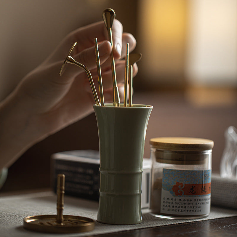 LILORA Ceramic Incense Set – For Ritual, Meditation & Stillness