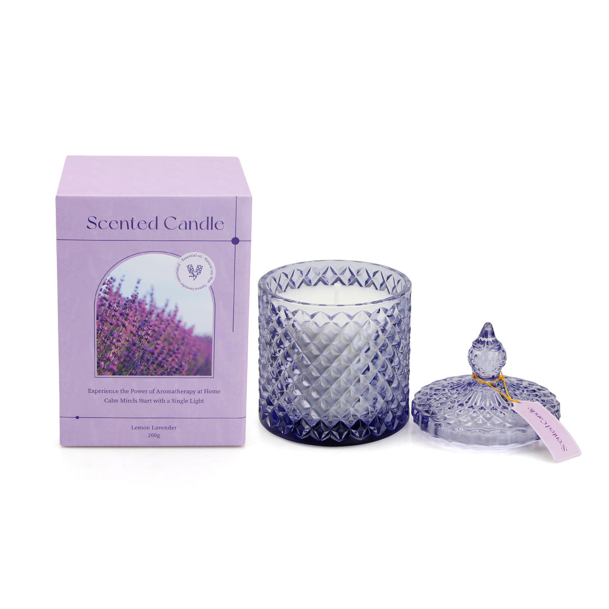 LILORA Carved Cup Scented Candle