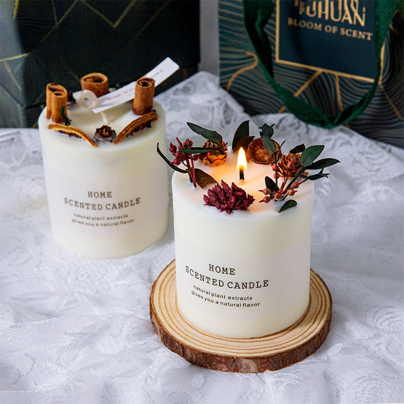 LILORA YH-9416 flower-shaped scented candles