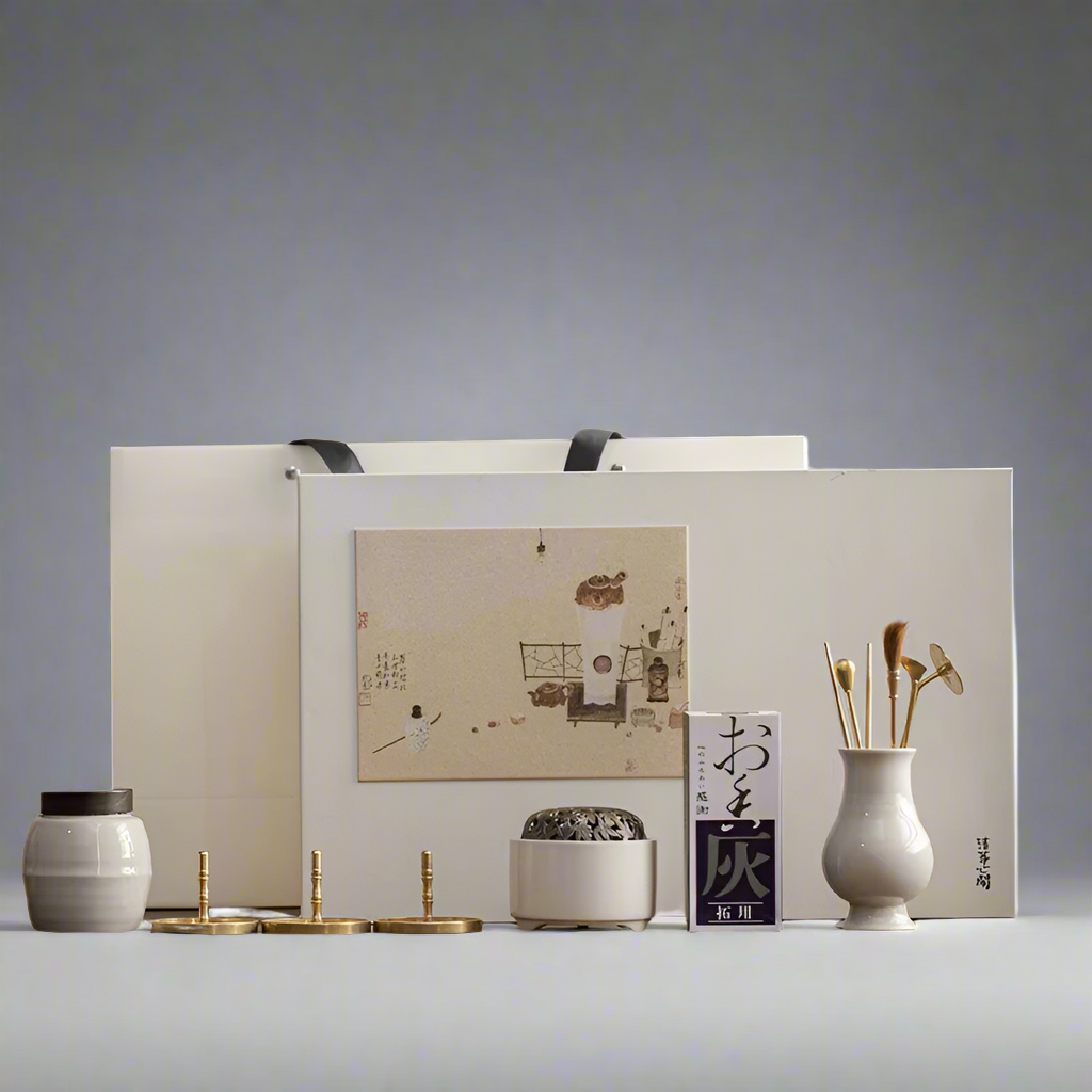 LILORA Incense Set – Modern Celadon Gift for Meditation & Rituals